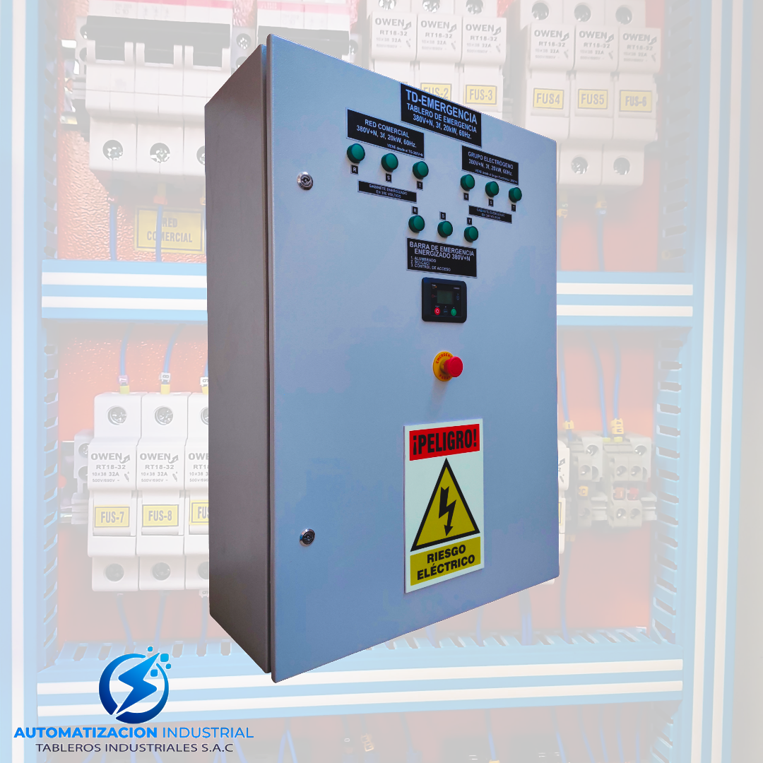 Tablero de Control Industrial de Procesos